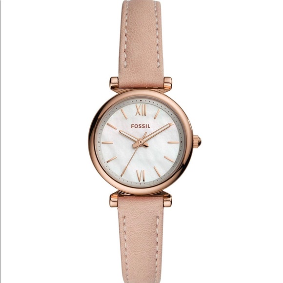 Fossil Women's Mini Stainless Steel Watch Leather - Picture 1 of 6